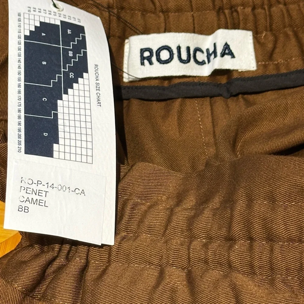 Roucha Penet Wide Leg Twill Cuffed Pant - Picture 10 of 12